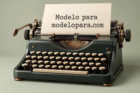 Modelo para, documentos editáveis por finalidade em modelopara.com